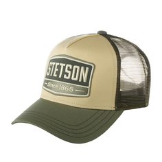 Бейсболка унисекс STETSON 7751107 TRUCKER CAP GASOLINE оливковая one size