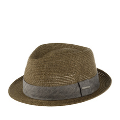 Шляпа унисекс Stetson 1238534 TRILBY TOYO коричневая, р.63