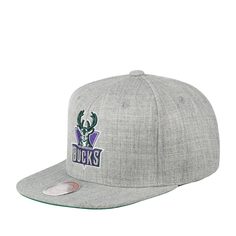 Бейсболка унисекс MITCHELL NESS HHSS3274-MBUYYPPPGYHT светло-серая one size Mitchell&Ness
