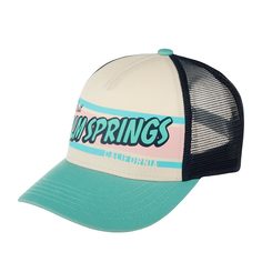 Бейсболка унисекс AMERICAN NEEDLE 21001A-PALMS голубая one size