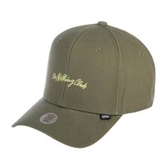 Бейсболка унисекс DJINNS 6P SB TrueFit DNC Sanded Canvas оливковая one size