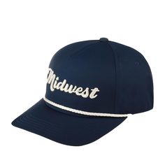 Бейсболка унисекс AMERICAN NEEDLE 22010A-MIDWEST темно-синяя one size