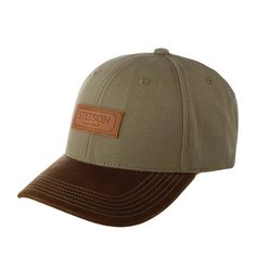 Бейсболка унисекс STETSON 7721126 BASEBALL CAP COTTON оливковая one size