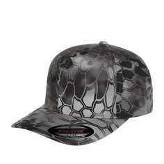 Бейсболка унисекс FLEXFIT 6277KR серая р 60