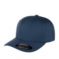 Бейсболка унисекс FLEXFIT 6277 темно-синяя р 62