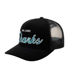 Бейсболка Mitchell & Ness HHSS6005-SJSYYPPPBLCK San Jose Sharks NHL черная, one size