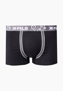 Трусы мужские X File 68310-10 черные XL