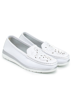 Мокасины женские Dina Grata 3384-02 белые 37 RU
