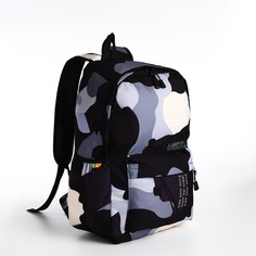 Рюкзак мужской NoBrand 9868109 черный, 42х30х13 см
