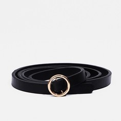 Ремень женский NoBrand 9709178 черный, 100 см