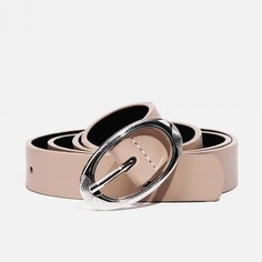 Ремень женский NoBrand 9709201 бежевый, 100 см