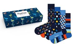 Комплект носков женских Happy socks XNAV09 разноцветных 36-40