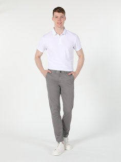 Брюки мужские Colins Regular Fit серые 32/32
