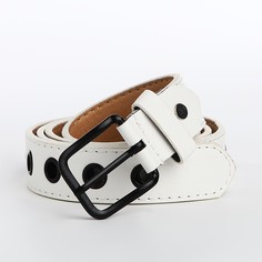 Ремень женский NoBrand 9865622 белый, 105 см