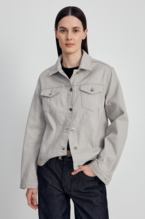 Джинсовая куртка женская Finn Flare FSC15011 серая S