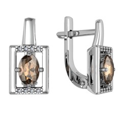 Серьги из серебра ПРИВОЛЖСКИЙ ЮВЕЛИР 301600-FA11FA90, алпанит