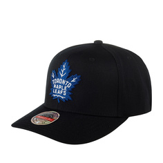 Бейсболка Mitchell & Ness HHSSINTL1245-TMLBLCK Toronto Maple Leafs NHL черная, one size Mitchell&Ness