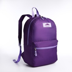 Рюкзак мужской NoBrand 9875293 фиолетовый, 40х30х12 см