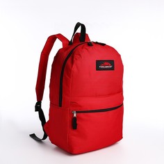 Рюкзак женский NoBrand 9875288 красный, 40х30х12 см