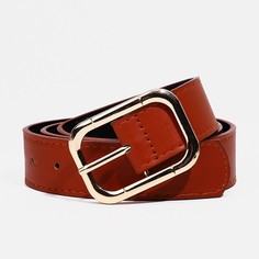Ремень женский NoBrand 9709215 коричневый, 100 см