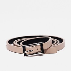 Ремень женский NoBrand 9709177 бежевый, 100 см