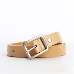 Ремень женский NoBrand 9720590 бежевый