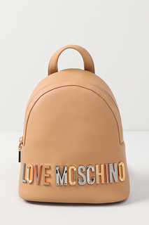 Рюкзак женский Love Moschino JC4305PP0I бежевый, 23х19х10 см