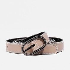 Ремень женский NoBrand 9709207 бежевый, 100 см