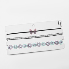 Чокер из бижутерного сплава Queen fair 9906413, стразы