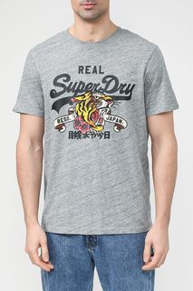 Футболка мужская Superdry M1011712A серая 2XL