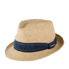 Шляпа унисекс Stetson 1238569 TRILBY RAFFIA бежевая, р.57