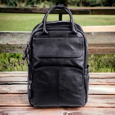 Рюкзак мужской TAYBR TAY-816 черный, 37x26x12 см
