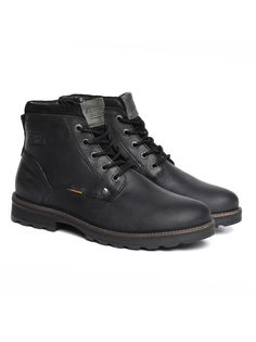 Ботинки мужские Camel Active CAFW101-120100 черные 42 RU