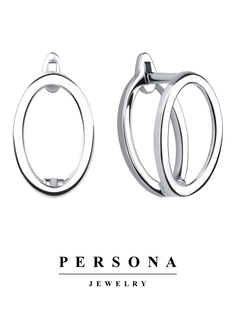 Серьги из серебра Персона E2311004R