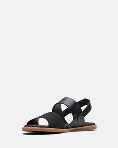 Сандалии женские Clarks 26171874 черные 36.5 EU