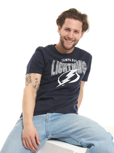 Футболка мужская Atributika&Club Тампа-Бэй Лайтнинг 309620 синяя 3XL