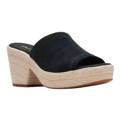 Эспадрильи женские Clarks 26167093 черные 38 EU