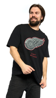 Футболка мужская Atributika&Club Детройт Ред Уингз 310600 черная M