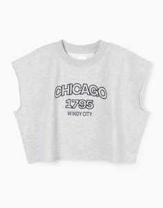 Топ женский Gloria Jeans GAC022759 серый меланж XXS/158