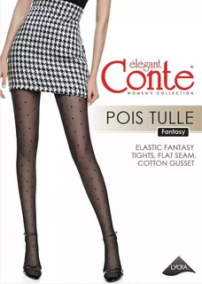 Колготки женские Conte 90411-10 черные 2