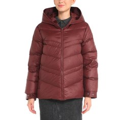 Пуховик женский Maison David MLY012-1 коричневый XL