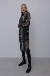 Платье женское Incity 1.1.1.24.01.44.06982 серое S