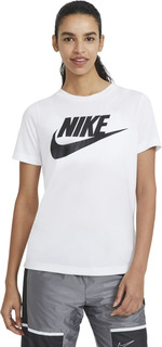 Футболка женская Nike W Nsw Essntl Tee Hbr Nfs белая S