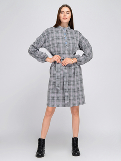 Платье женское Viserdi 10303 серое 48 RU