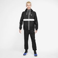 Костюм мужской Nike M NK CLUB WVN HD TRK SUIT черный 3XL