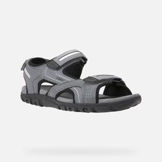 Сандалии мужские GEOX U8224D0BC50C9014 серые 43 EU