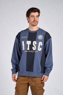 Свитшот мужской Anta 852418740 Vintage sports синий L