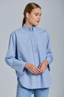 Рубашка женская GANT 4311247 голубая 40 EU
