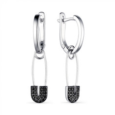 Серьги из серебра Golden Eagle 02-1728/0КЦ1-00, фианит