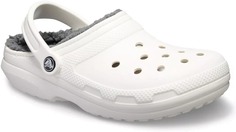 Сабо унисекс Crocs Classic Lined Clog белые M5 US; W7 US